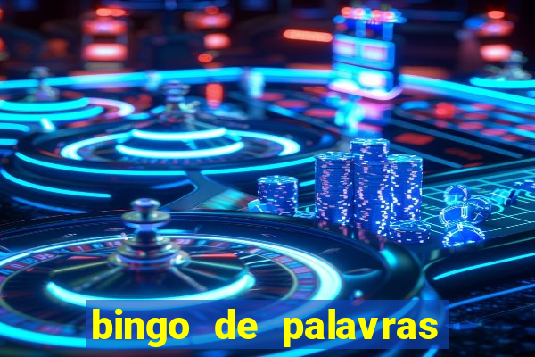 bingo de palavras cha de bebe